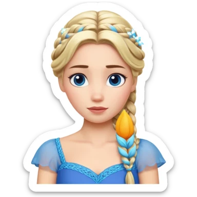 elsa frozen disney sticker