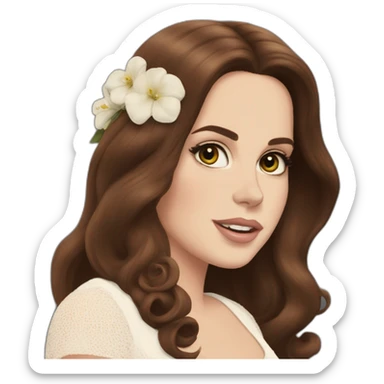 Lana del rey nfr sticker