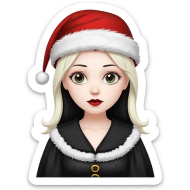 Goth Dommy mommy Santa Clause sticker