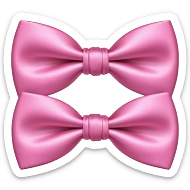 bow tie pink sticker