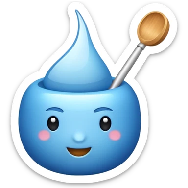 Verificación azul con un chulito blanco  que el emoji s|a sticker