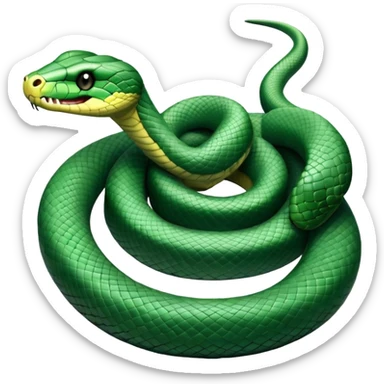 Slytherin snake sticker