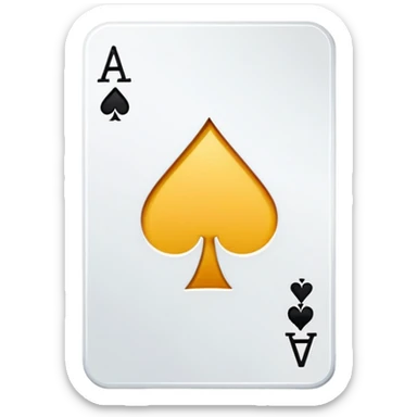 ace in a hole sticker