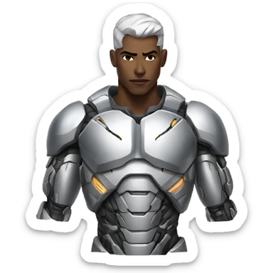 Cyborg DC sticker