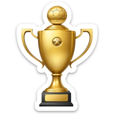 trophy champions league to write champions league sticker