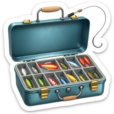 tackle box fishing sticker