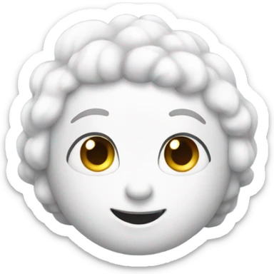 white small sparkles  sticker