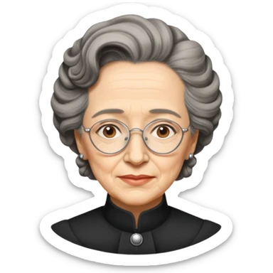 arendt in drawing sticker