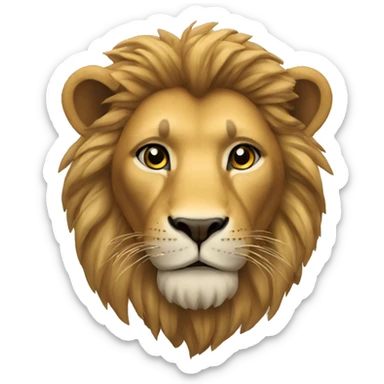 céréales lion  sticker
