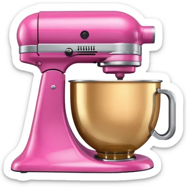 mixer pink sticker