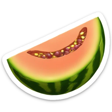 Melón con vino  sticker