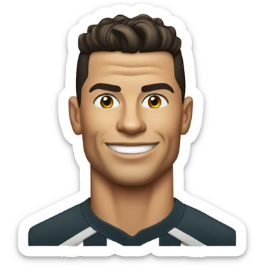 Cristiano Ronaldo passport size photo  sticker