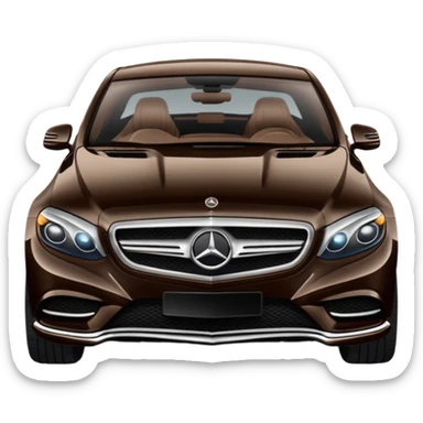 Dark brown Luxury Mercedes  sticker