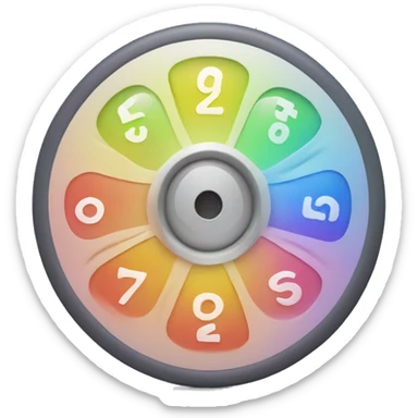 Gradient Prizes wheel sticker