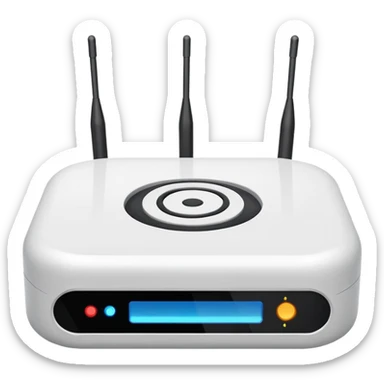 Can you create an icon for an AI LLM model router? sticker