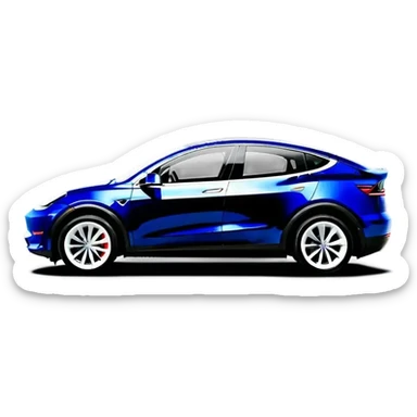Tesla Model Y sticker