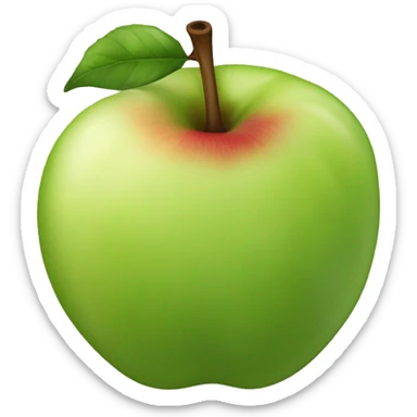 Manzana partida sticker
