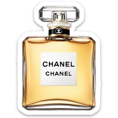 Chanel number five perfume  sticker