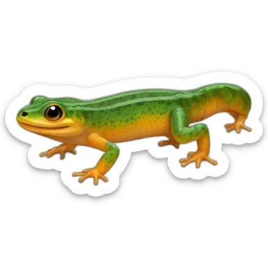 Marbled newt sticker