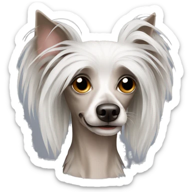 Chinese Crested sticker