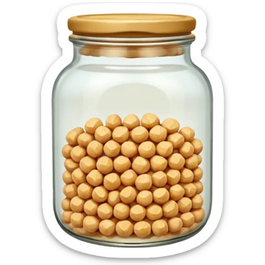jar of chickpeas sticker