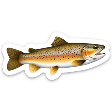 Brown trout  sticker