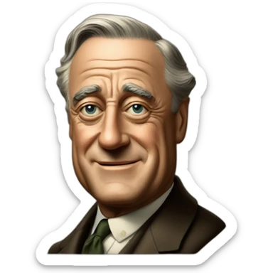 Franklin D Roosevelt sticker
