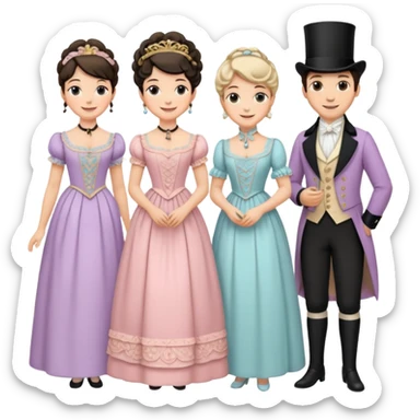 Bridgerton series emoji sticker