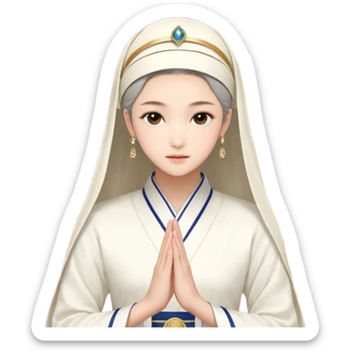 一个长发的女生手上拿着很多seventeen的专辑多到要跌到地上了 sticker