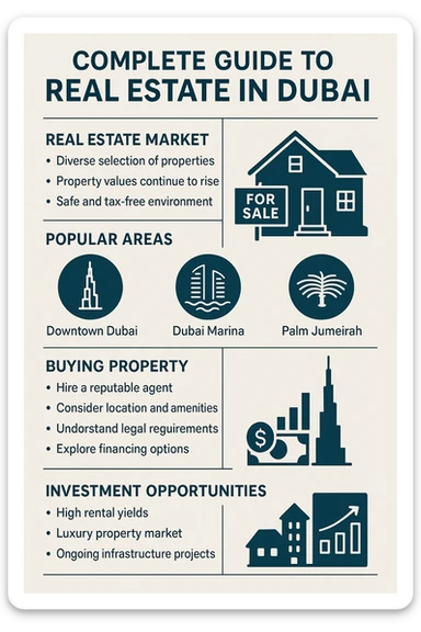 Complete guide to real estate in Dubai sticker