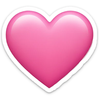 pink heart sticker