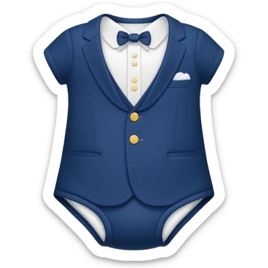 Give me a diaper and a small suit  sticker