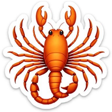 Scorpio star sign sticker