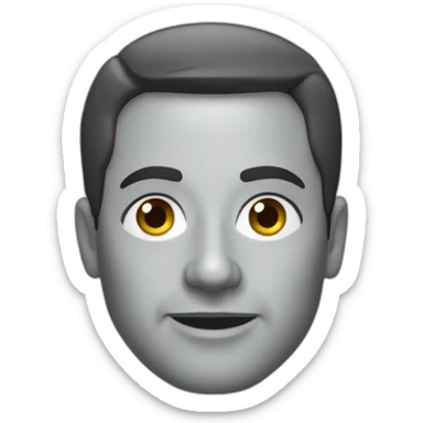  Kais saïd the president of Tunisia, a white man sticker