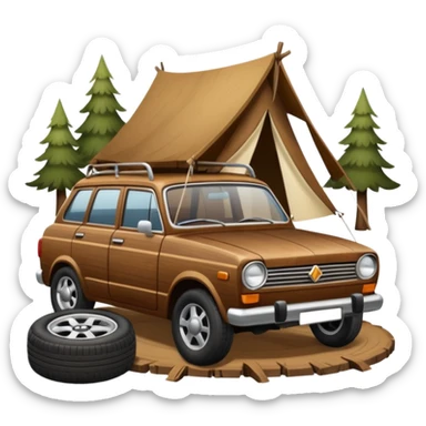 camp car sticker
