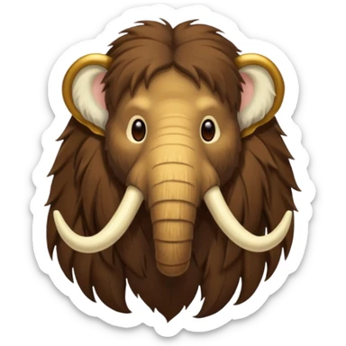 Mammoth sticker