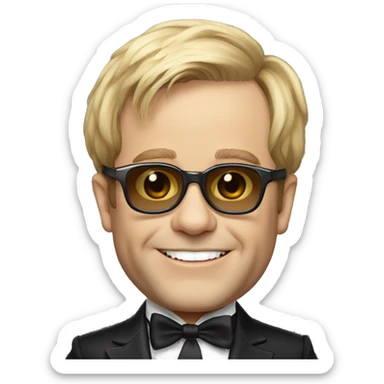 Elton john sticker