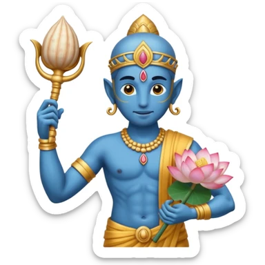 create vishnu emoji sticker
