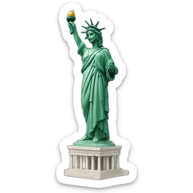 Palestine liberty statue  sticker