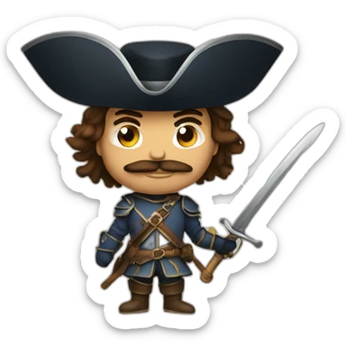 Musketeers sticker