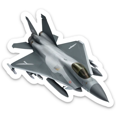 Fighter jet sticker