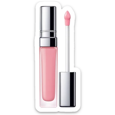 Powder pink Dior lip gloss sticker