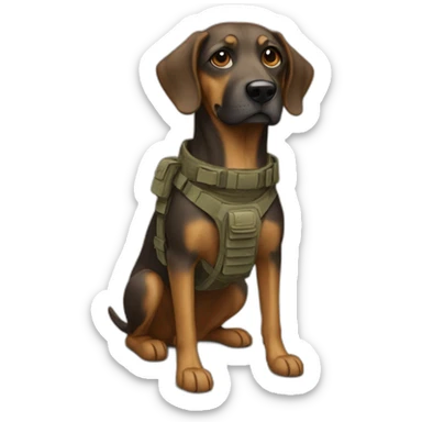 war dog sticker