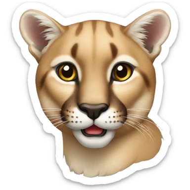 puma cat sticker