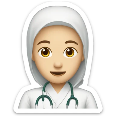 musulmane infirmière voile sticker