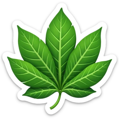 taro leaf lime sticker