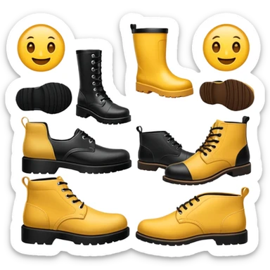 Черные туфли на высоко платформе на шнурках глянцевые sticker