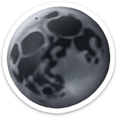 Dark moon  sticker