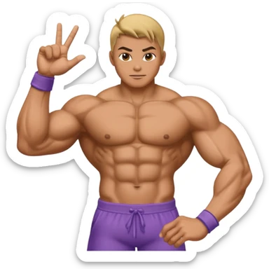 Emoji where sukuna is doing his domain handsign sticker