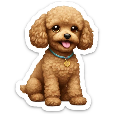 Toy-poodle sticker